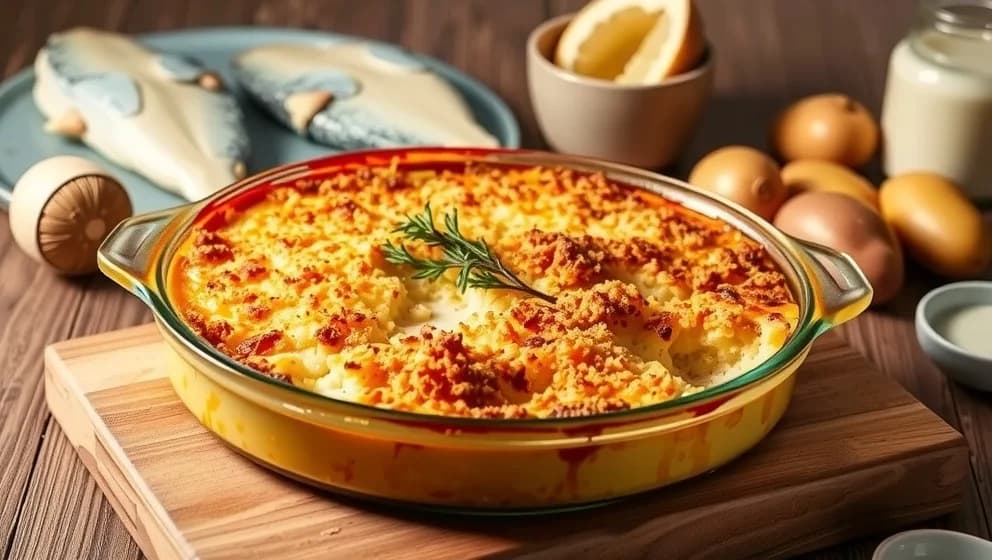 Fiskgratäng enkel och supergod