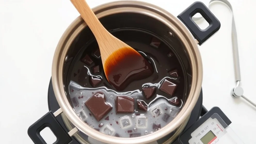 Hur smälter man choklad rätt