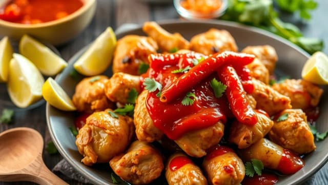 Kyckling med sambal oelek som du gör hemma