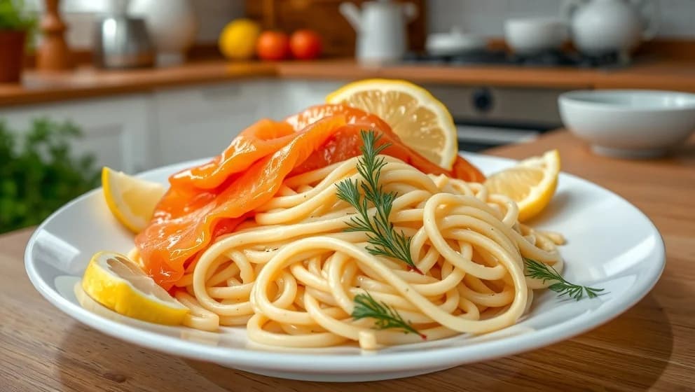 Pasta med rökt lax som du faktiskt vill äta