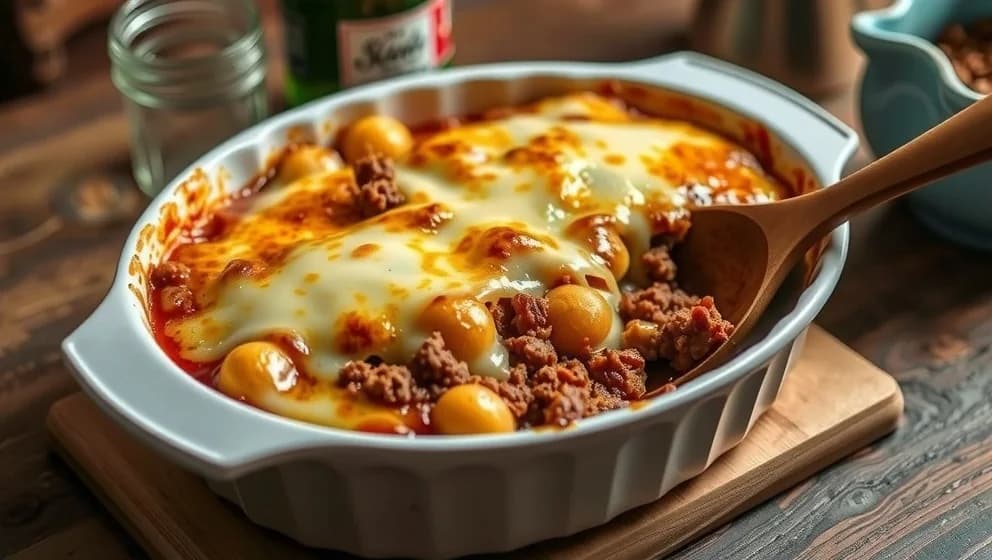 Peka potatisgratäng med tacofärs