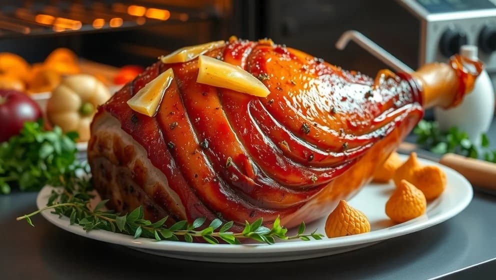 Så gott blir skinka i ugn på låg temperatur