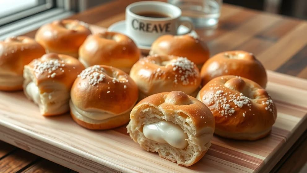 Vaniljfyllning булlar på Fredriksfika